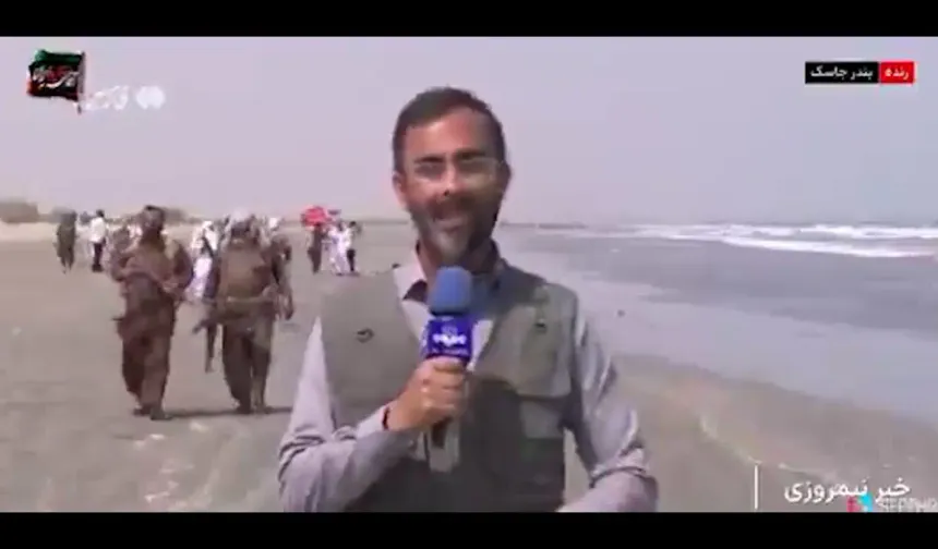 İran da halk ellerde silah sahilde devriye atıyorlar