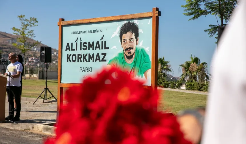 Ali İsmail Korkmaz, Güzelbahçe'de unutulmadı
