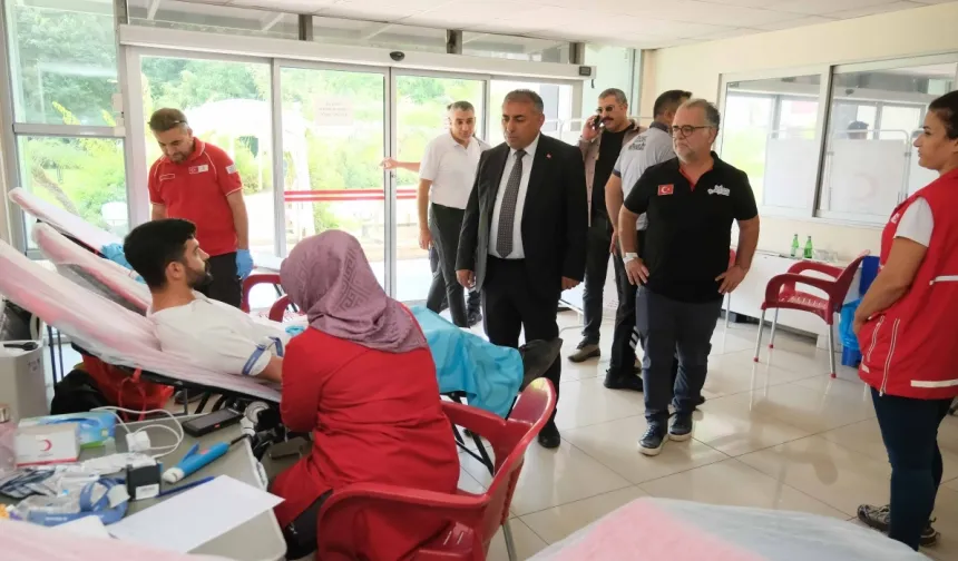Belediyeden kan bağışı kampanyası