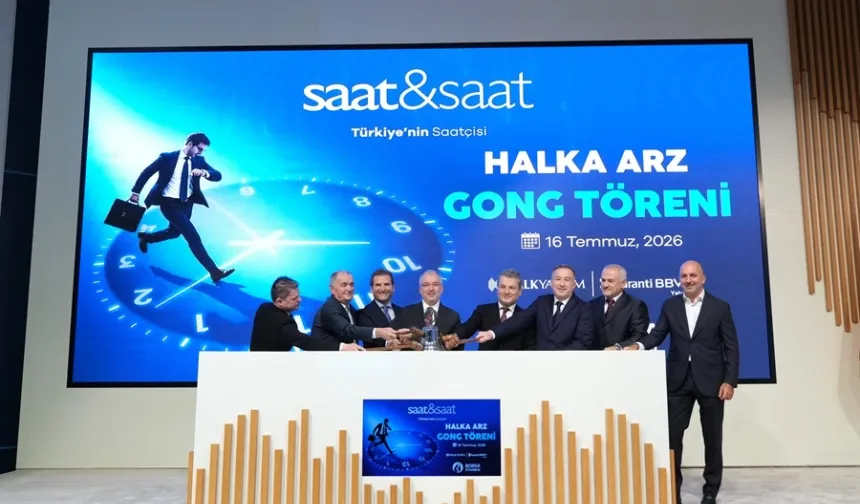 Borsa İstanbul'da gong 'Saat&Saat' için çaldı