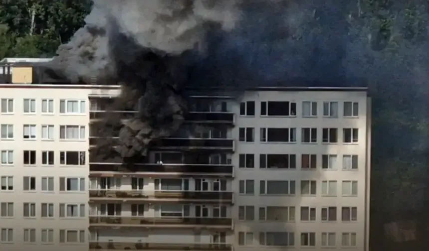 Belçika’da 10 katlı binada çıkan yangında en az 6 kişi hayatını yitirdi