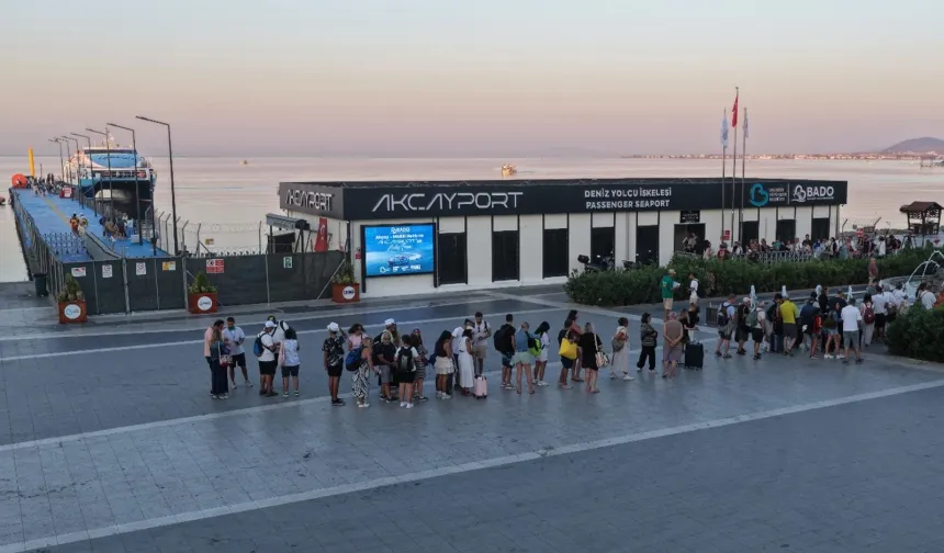 BADO Akçay-Midilli seferleri rekora koştu