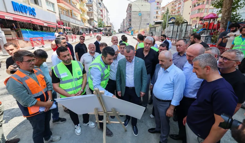 Başkan Büyükakın, Gebze'nin kalbindeki yatırımları inceledi