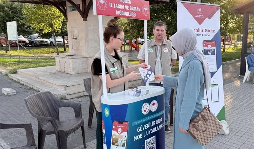 Bursa'da 'Güvenilir Gıda Mobil Uygulaması' tanıtıldı