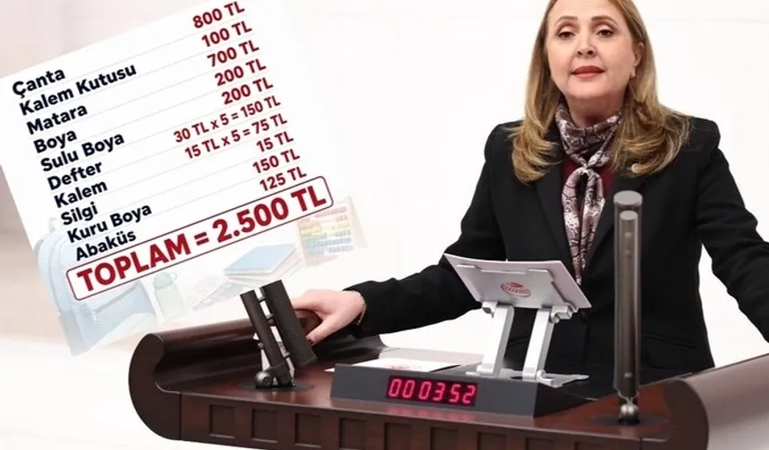 CHP'li Semra Dinçer'den okula dönüş eleştirisi... KDV sıfırlansın çağrısı