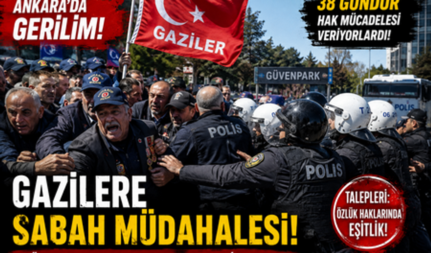 Gazilere Sabah Müdahalesi! Güvenpark'ta Gerilim Tırmandı