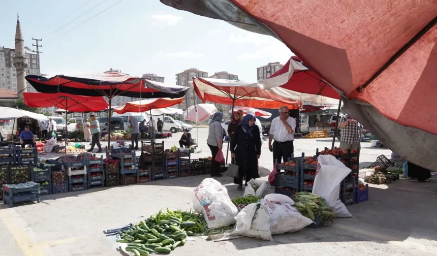 Kayseri Melikgazi'de 'Üretici Pazar'ları yüz güldürüyor