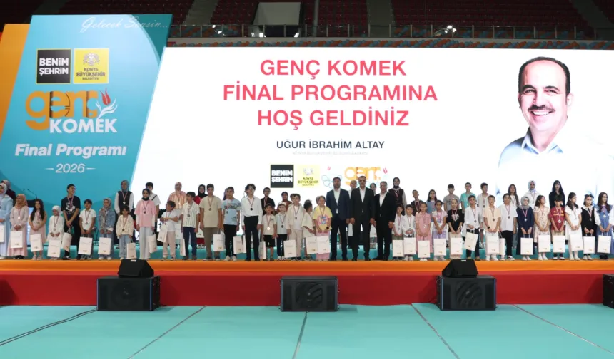 Konya'da Genç KOMEK Yaz Okulu'na muhteşem kapanış