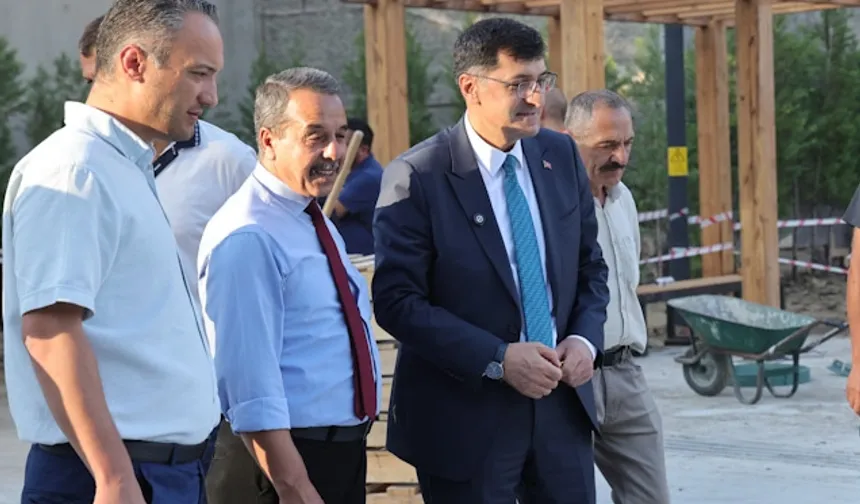 Kütahya Ulucami'deki çalışmalara Başkan Kahveci'den sıkı takip