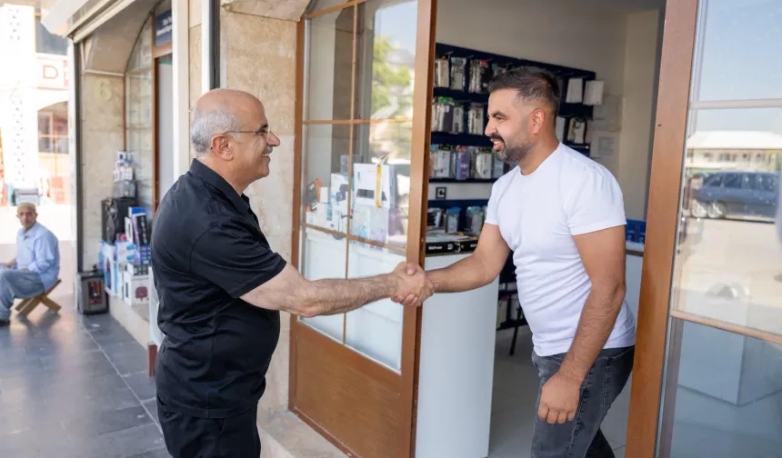 Malatya'da Başkan Er'den esnaf ziyareti