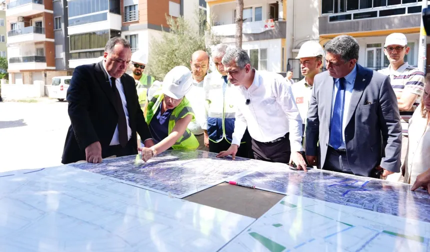 Manisa Soma'da 20 milyon TL'lik altyapı çalışmalarına yakın mercek