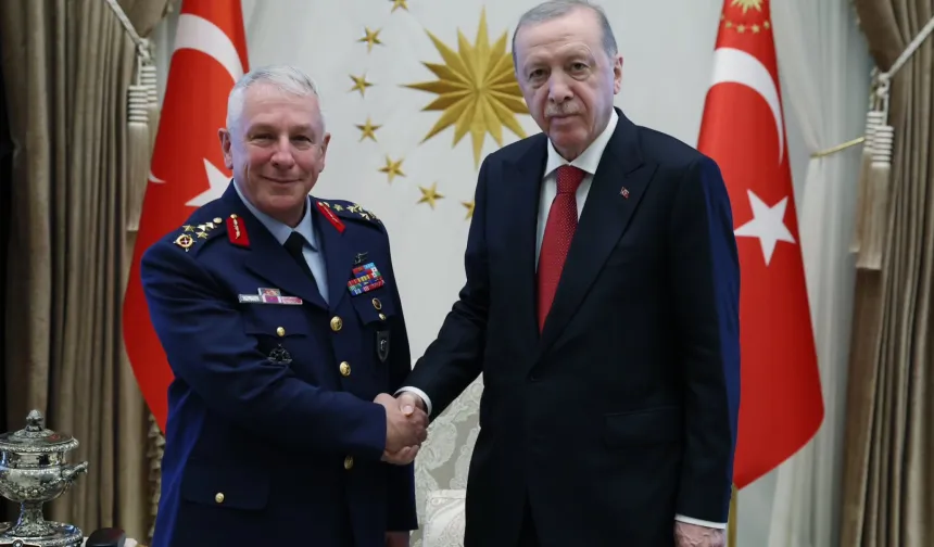 Orgeneral Kadıoğlu'ndan Cumhurbaşkanı Erdoğan'a veda ziyareti