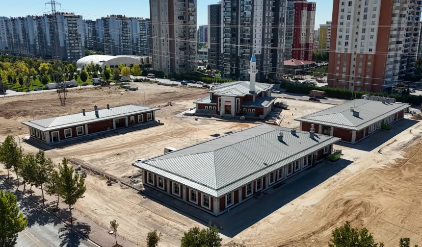 Selçuklu Yazır Mahalle Külliyesi'nde son rötuşlar