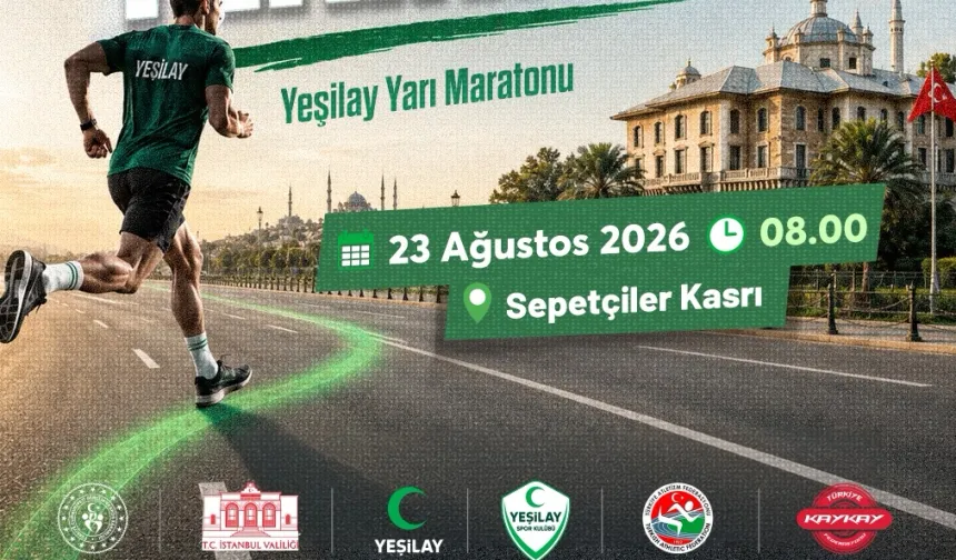 Yeşilay Yarı Maratonu için geri sayım